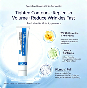Crème raffermissante pour le visage GHK-Cu - Glycérine, arbutine, collagène, vitamine C, <span class=keywords><strong>acide</strong></span> <span class=keywords><strong>hyaluronique</strong></span>, crème nourrissante anti-âge et anti-rides - Product Image 2