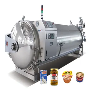 Esterilizador de retorta para máquinas de autoclave de alimentos em frasco de vidro