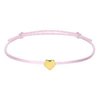 Bracelet ajustable minimaliste fait main en corde avec breloques cœur, croix et étoile plaquées or – Bijou de mode, cadeau quotidien