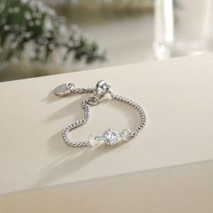 Anillos de Joyería Dylam con Diseño Personalizado Único, Chapados en Oro de 18K y Rodio Fino, Cadena de Plata 925 con Circonita 5A, para Navidad - Product Image 3