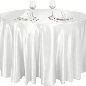 Custom Smooth Waterproof Wrinkle Resistant Multi Size Color Event Dining Round <b>Tablecloth</b> - Product Image 3