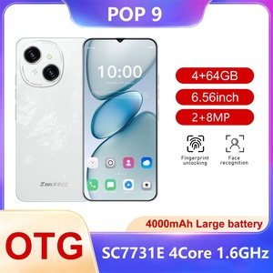 Smartphone 3G ZNNXECC POP9 4+64 Go 2025 avec écran HD large de 6,6 pouces, compatible tous réseaux, fourni directement par l'usine (français, allemand, espagnol) - Product Image 6