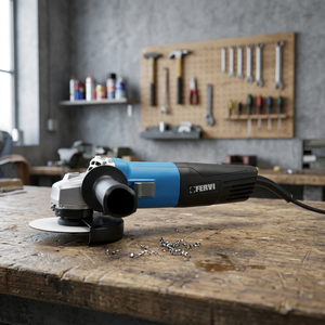 FERVI 125mm <b>Mini</b> Cordless Angle <b>Grinder</b> 860W with Slide Switch DIY Grade Brushless Motor up 11000 RPM for Polishing Applications - Product Image 3
