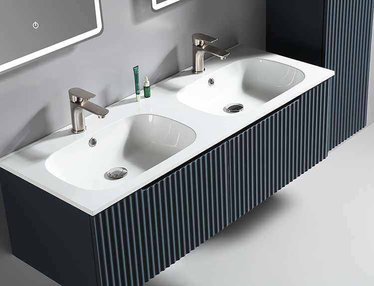 European luxury double sink bathroom vanity unit new bathroom furniture