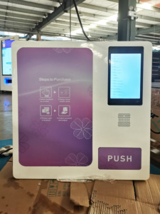 XYタッチスクリーン付きの小さな壁に取り付けられた自動販売機は、生理用ナプキンやその他の使い捨て衛生製品を販売できます。 - Product Image 2