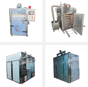 Four à fumage électrique professionnel, fumoir <span class=keywords><strong>de</strong></span> 50 kg à 1000 kg, machine à fumage à <span class=keywords><strong>froid</strong></span> rigide <span class=keywords><strong>pour</strong></span> viande, poisson, poulet, saucisses - Product Image 4