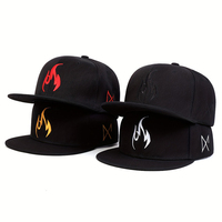 Gorra Snapback Casual de Perfil Alto con Logotipo Personalizado Bordado Estilo Hip Hop