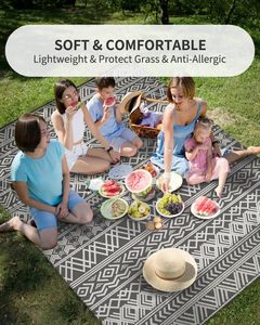 <span class=keywords><strong>Tapis</strong></span> de camping-car jacquard double face respirant, respectueux de l'herbe, pour patio, <span class=keywords><strong>balcon</strong></span>, léger et lavable - Product Image 4