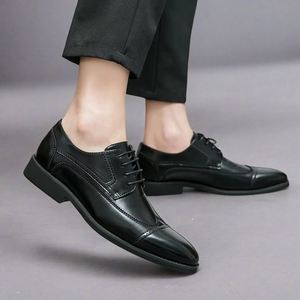 Zapatos Oxford con Cordones, Zapatos Formales para Boda, Diseño Clásico, Zapatos de Vestir de Cuero Blanco Duraderos y de Venta Caliente - Product Image 6