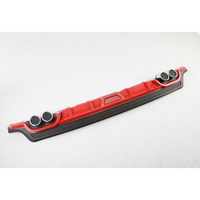 Spoiler Diffuser Bibir Bumper Belakang dengan Gaya Knalpot Quad untuk Model Mobil Universal