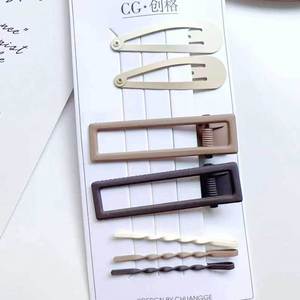 Cg Creative – pinces à cheveux en forme de bec de canard, 5 Cm, couleur unie, Mini accessoire de cheveux à la mode, Style coréen, pour femmes, usage décontracté - Product Image 3