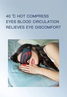 Nouveau masque de sommeil professionnel Intelligent chauffé électronique soin électrique équipement de massage des yeux chauds et froids avec Vibration