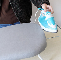 Mini planche à repasser électrique pliante domestique coton et maille matériel petite étagère de repassage de bureau pour coussin à vêtements
