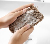 Sac de savon en sisal naturel économiseur de savon exfoliant en mousse pour prolonger la durée de vie du savon fournitures de salle de bain