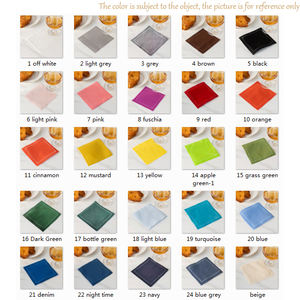 إعداد طاولة مستطيلية حديثة للاستعمال مرة واحدة من القطن المنسوج وتحديد الموقع مع طاولة مطبوعة للاستخدام المنزلي - Product Image 5