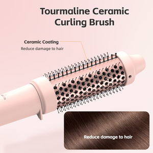 Plancha y Rizador de Pelo 2 en 1 con Iones Negativos PTC, Calentamiento Rápido, 3 Temperaturas, Herramienta Eléctrica Portátil para Peinar el Cabello - Product Image 3