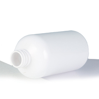 Envases Redondos de Plástico PET para Cosméticos, Color Blanco, Ámbar y Negro, Vacíos, para Champú, Loción, Crema, Tónico Corporal, 250ml 500ml, con Tapa Dorada