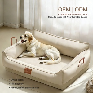 Umweltfreundliche Praktische Vier-Jahreszeiten-Hundematte Warm im Winter und Bissfest Große Abnehmbare Robuste Leder-Hundebettmatte - Product Image 1