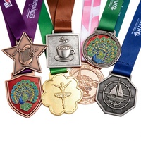 Vente en gros de médailles personnalisées en alliage de zinc, design du fabricant, médailles sportives en or, souvenirs