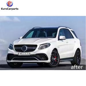 Kit carrozzeria adatto per la classe <span class=keywords><strong>Gle</strong></span> <span class=keywords><strong>W166</strong></span> 2015-2019 anno di aggiornamento per ottenere 63 accessori Auto stile Auto sintonizzazione parti paraurti per Auto griglia - Product Image 3
