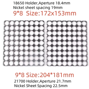 Kit de Soporte para Baterías 18650, Ensamblaje de Soporte Fijo 13X5 13X6 13X7 13X8 13X9 13X10 14X6 14X7 14X8 14X10 17X7 17X8 17X10 - Product Image 5