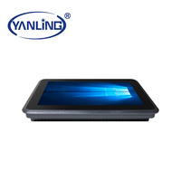 Yanling Pantalla táctil de 10,1 pulgadas Todo en uno PC Pantalla LCD industrial integrada para CPU I3 10110U