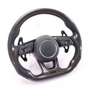 Bouton <span class=keywords><strong>de</strong></span> démarrage au volant en cuir RS pour Audi R8 A6 TTRS C6 C7 R8 RS3 SQ5 S5 B9 C8 Q7 Q5 RS6 - Product Image 3