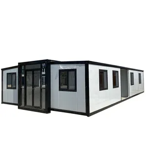 Luxury Mobile Expandable Prefab Container House Modern Luxury Villa Tiny Home Foldable House 4 Bedroom Prefabricated House