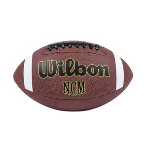 Ballon de rugby américain robuste et personnalisable avec logo, en PU, modèle n°9, pour compétition et entraînement, vente en gros - Product Image 4