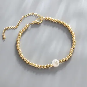 Shell Bead 18K Gold Plated Bracelet Digital Starfish Turtlec Owl Love Accessories Bracelet