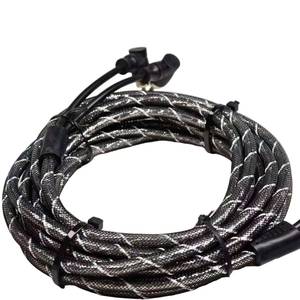 RCA professional male-to-male car radio stereo audio <b>cable</b> with shielded braided PVC jacket, used for home theater - Product Image 1