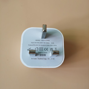 <span class=keywords><strong>Chargeur</strong></span> <span class=keywords><strong>rapide</strong></span> USB-C 20W à prise UK, prix usine, moule privé, vente en ligne, 5V3A 9V2.22A 12V1.67A - Product Image 4
