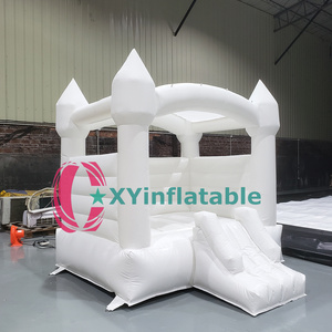 <span class=keywords><strong>Mini</strong></span> château gonflable blanc, combinaison de château gonflable et de <span class=keywords><strong>trampoline</strong></span>, château gonflable blanc pour tout-petits, <span class=keywords><strong>maison</strong></span> de rebond gonflable - Product Image 2