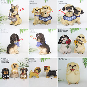 Statue de <span class=keywords><strong>bouledogue</strong></span> <span class=keywords><strong>anglais</strong></span>/<span class=keywords><strong>français</strong></span> rouge en résine, figurines de chien faites à la main, objet d'art de collection, décoration pour la maison et le jardin - Product Image 6