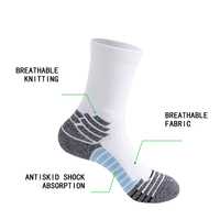 Xiangyi Calcetas Deportivas Haute Qualité Sur Mesure Hommes Tennis Elite Basketball Sports Baseball Running Chaussettes Logo Personnalisé