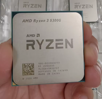 AMD Zen3 R3 R5 7nm R3 5300G 5350G 5350GE R5 5500 5500GT 5600 5600G 5600GT 5600X soket AM4 Gaming CPU untuk komputer Desktop