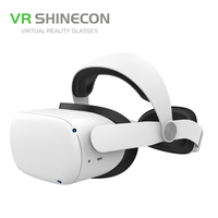 VR SHINECON Accessoires de remplacement de sangle de tête réglable pour Quest 2 Réduire la pression sur la tête Serre-tête ABS