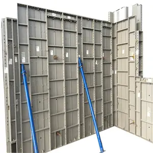 Beton Cor Aluminium Formwork, Bentuk Beton Predcast Bentuk Kolom Beton Konstruksi