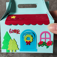 AAGU metallo taglio Die Scrapbooking timbro carta da intaglio carta stampaggio Die nuova casa fai da te scatola finestra artigianale Scrapbooking muore