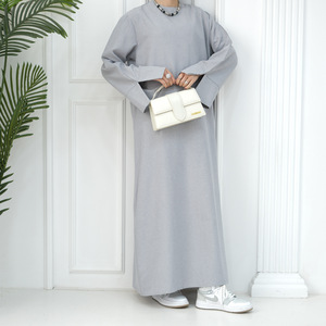Classic <strong>Model</strong> of Middle Eastern Muslim Traditional Clothing Casual Women's Loose Long <strong>Abaya</strong> - Product Image 1