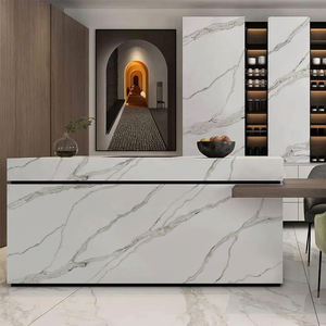 Dalle de quartz artificiel moderne TMZ Stone ODM/OEM de haute qualité 5073 Calacatta Everest, personnalisée pour les plans de travail intérieurs - Product Image 5