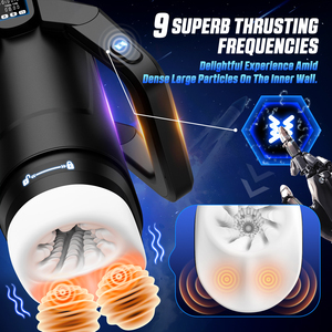 Cyber skin Electric Freisprech-Masturbation spielzeug für Männer | Pocket Pussy Cup mit 3D-Vibration und starker Absaugung - Product Image 1
