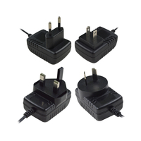 Adaptateur secteur AC DC VOTOO 3W-6W 5V 6V 9V 12V 24V 0.25A-1.2A Chargeur mural 5.5x2.1mm Prise EU US UK AU CE RoHS Niveau VI