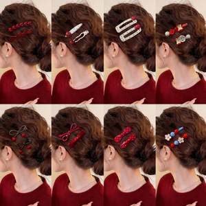 2026 New Popular Design Cute Sweet Exquisite Hairpin Cartoon Style Girl's Acrylic Hairpins Fashionable Jewelry Wholesale - Product Image 2