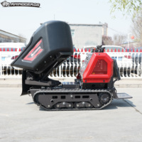 Rhinoceros Mini-Raupendumper Zement-Sand-Transporter Kompakter Raupentransporter Baustellenlader