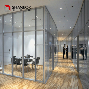 ผนัง<span class=keywords><strong>กั้น</strong></span>กระจกสองชั้นแบบบางพิเศษ, ผนัง<span class=keywords><strong>กั้น</strong></span>กระจกสำนักงานแบบโมดูลาร์, กันเสียง, ติดตั้งรวดเร็ว, คุ้มค่าสำหรับสำนักงาน - Product Image 6