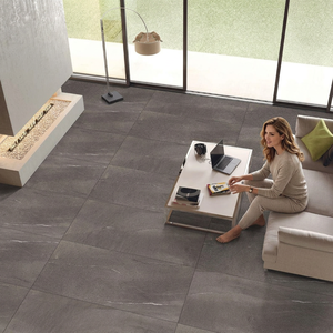 Velencia Moka Carving Glazed Porcelain Tiles Rustic Stone Look Matte Finish 24x48inch Floor Wall Tile - Product Image 6