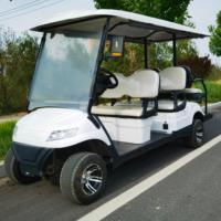 Voiturette de golf électrique TongCai robuste pour chantiers de construction, batterie 72V 150Ah, pneus tout-terrain 4x4, direction à gauche, navigation GPS