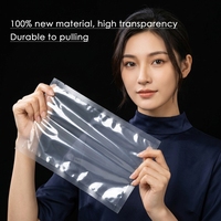 Sac sous vide en PE haute transparence avec logo personnalisé imprimé pour l'emballage alimentaire