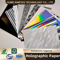 Papier holographique brillant personnalisé imperméable, carton métallisé pour l'emballage du tabac